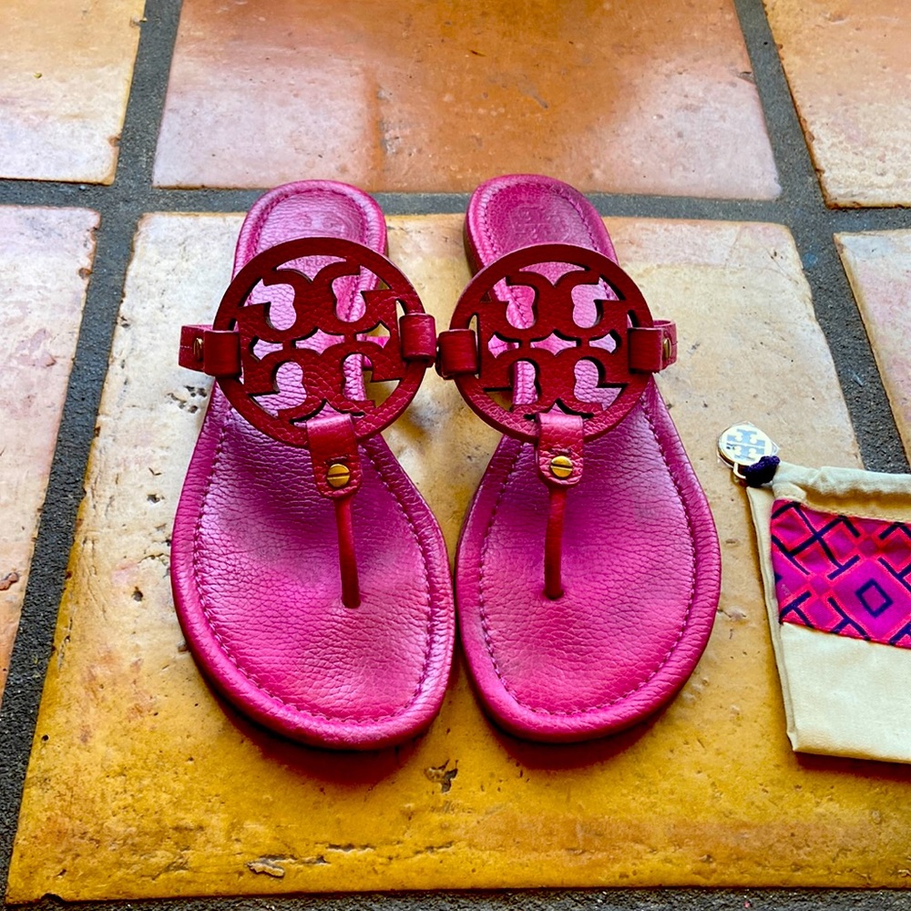 Tory Burch Pink Miller Sandals